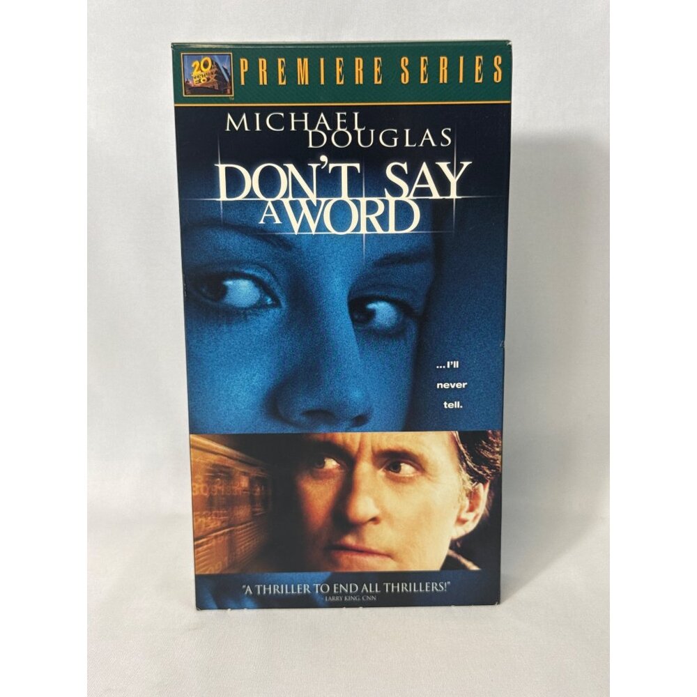 Don’t Say A Word Premiere Series VHS Tape 2001 - Michael Douglas